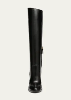 SantoniAndy Leather Stiletto Knee Boots