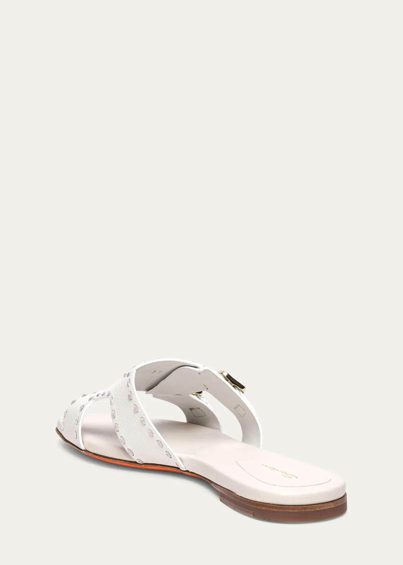 SantoniDidi Double-Monk Flat Slide Sandals