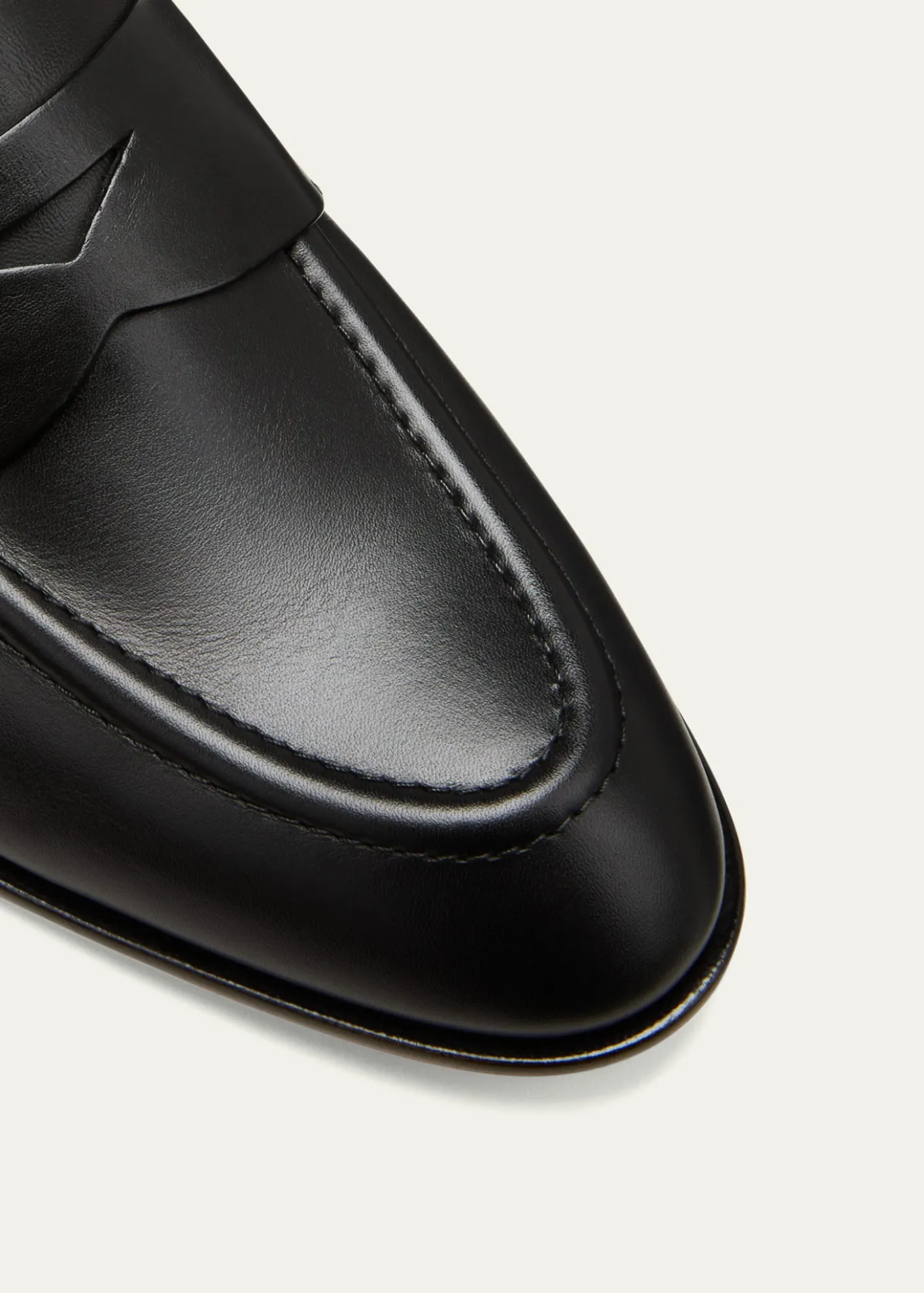 SantoniFamed Leather Penny Loafers