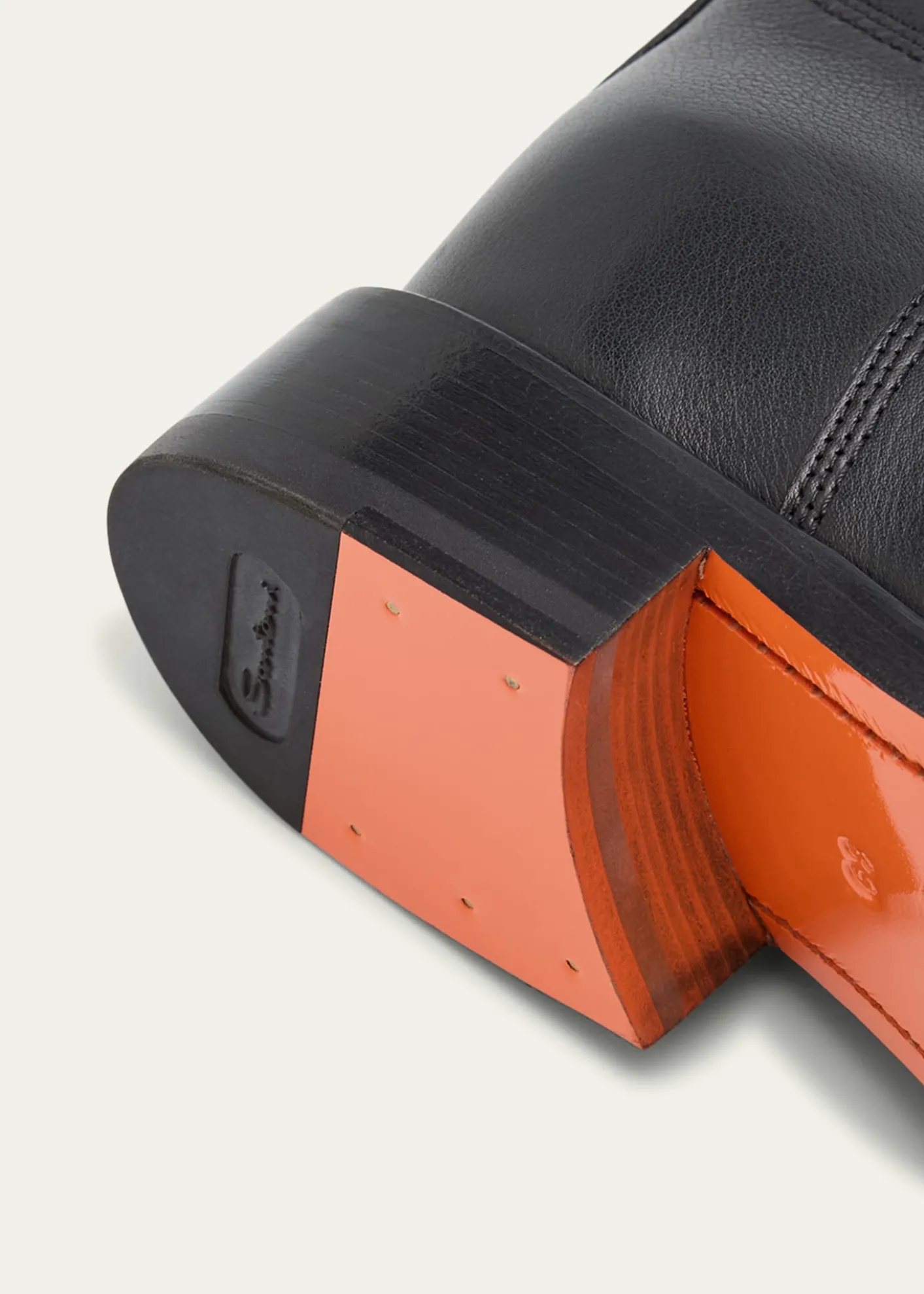 SantoniFleeces Leather Mid Boots