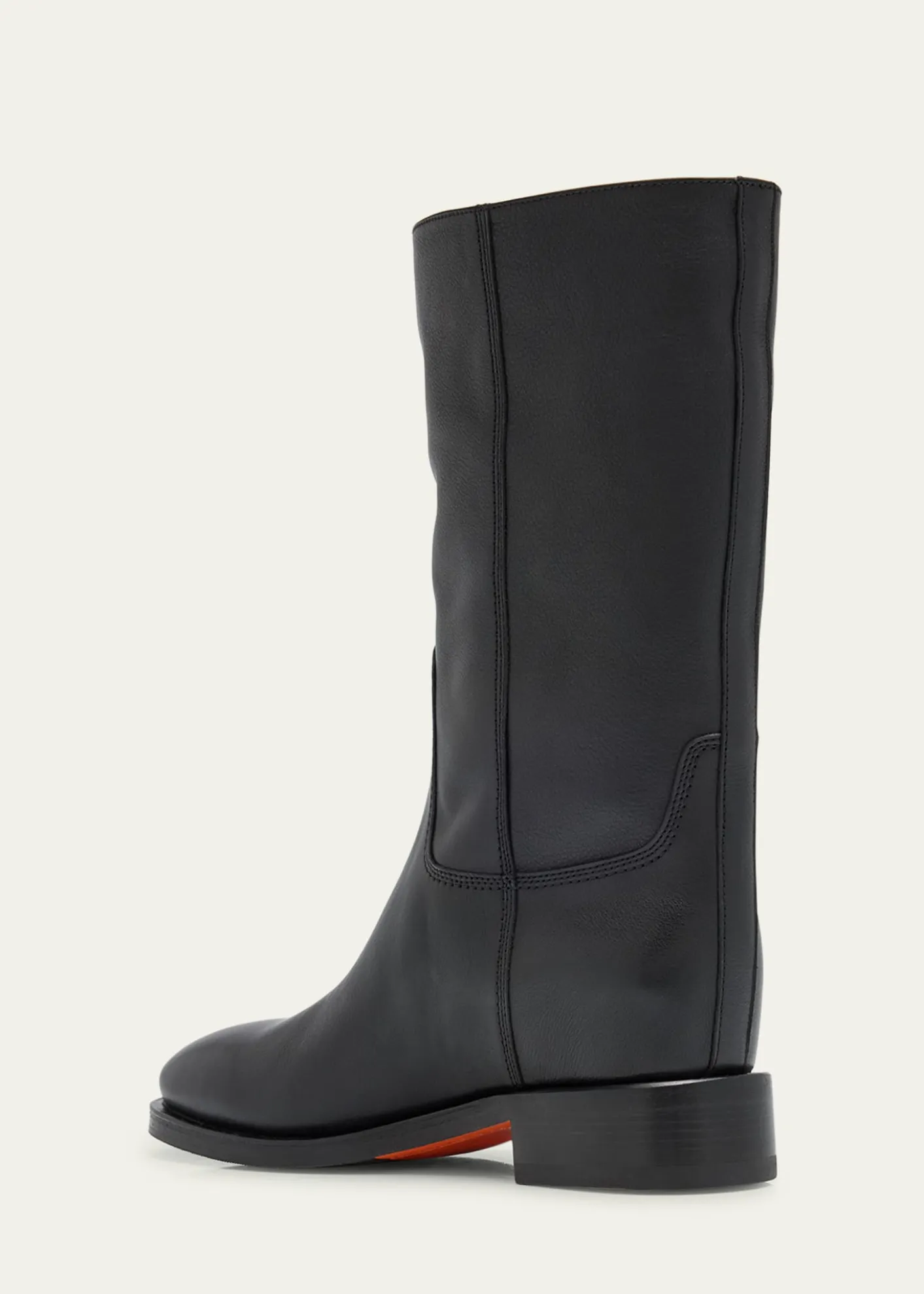 SantoniFleeces Leather Mid Boots