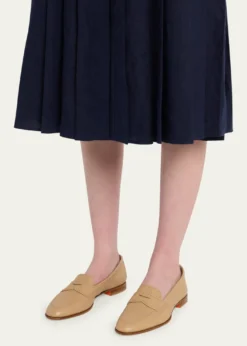 SantoniMarlene Leather Penny Loafers