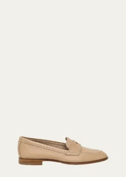 SantoniMarlene Leather Penny Loafers
