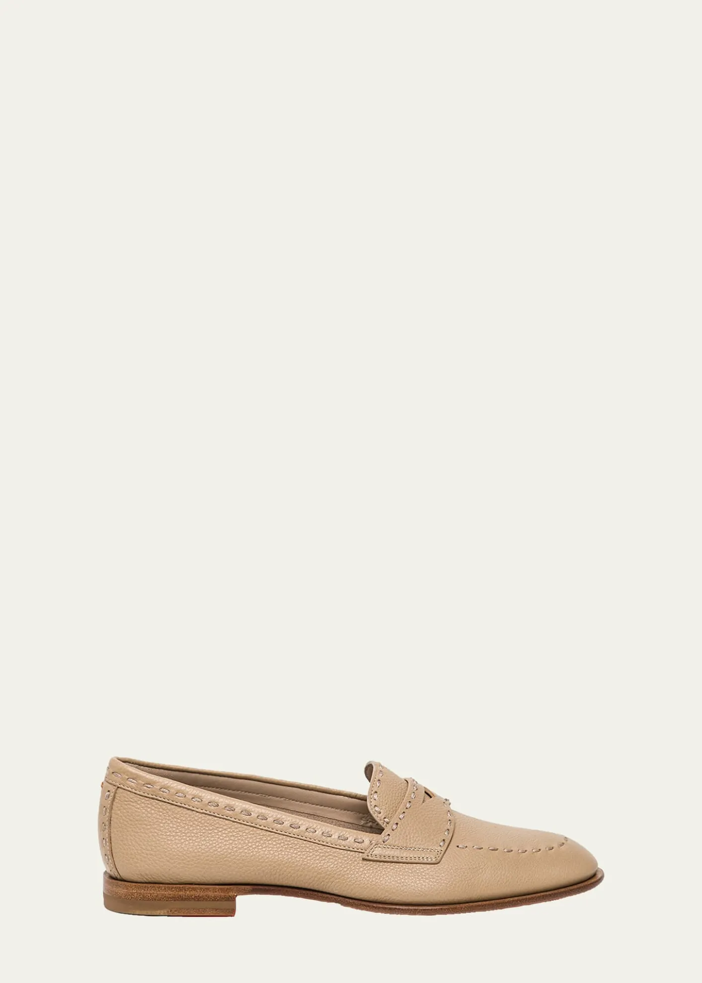 SantoniMarlene Leather Penny Loafers