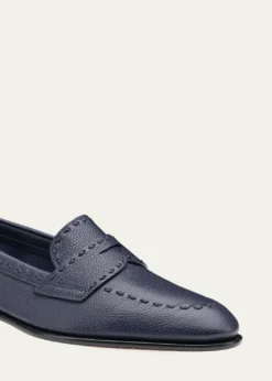SantoniMarlene Leather Penny Loafers