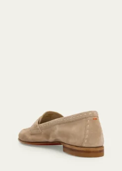 SantoniMarlene Suede Penny Loafers