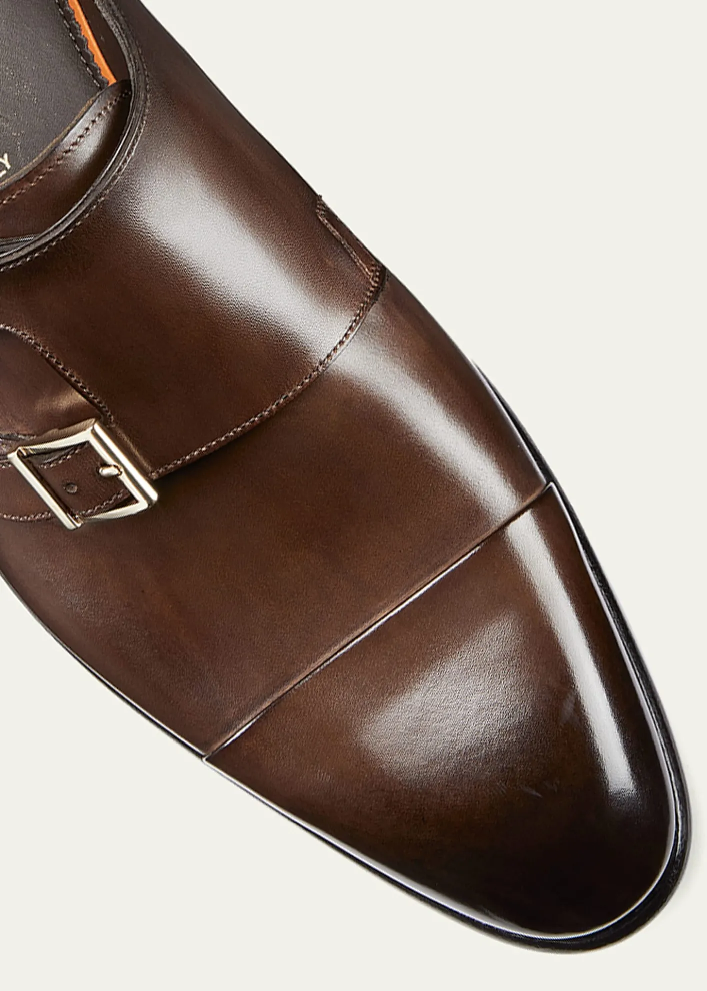 SantoniMen's Ira Double-Monk Leather Shoes