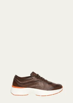 SantoniMen's Bounce Lambskin Runner Sneakers