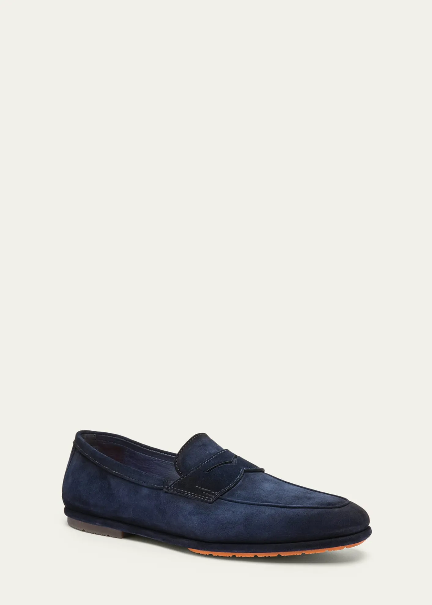 SantoniMen's Carlo Burnished Suede Driving Shoes