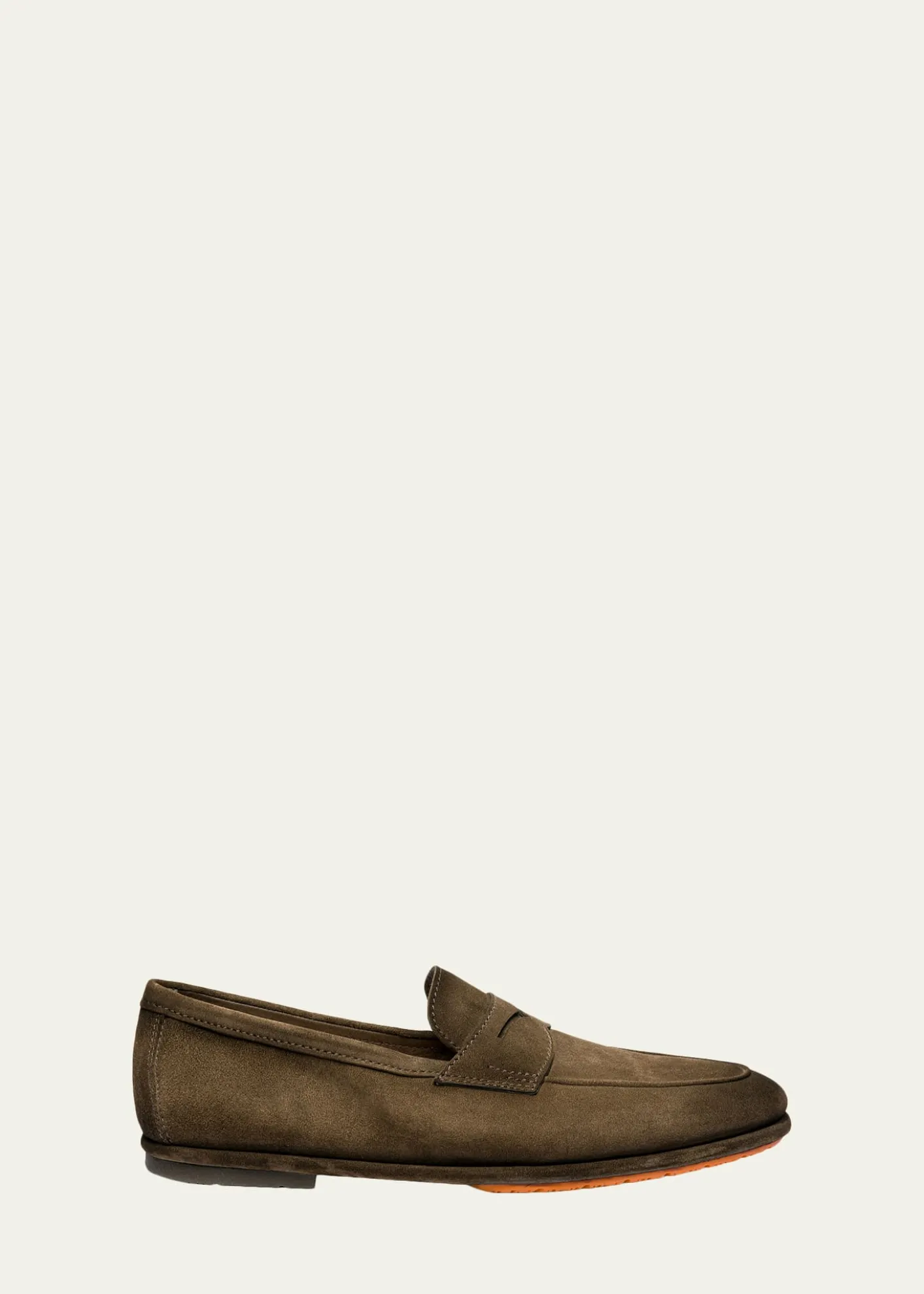 SantoniMen's Carlo Burnished Suede Driving Shoes