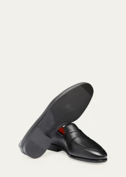 SantoniMen's Carlo Leather Penny Loafers