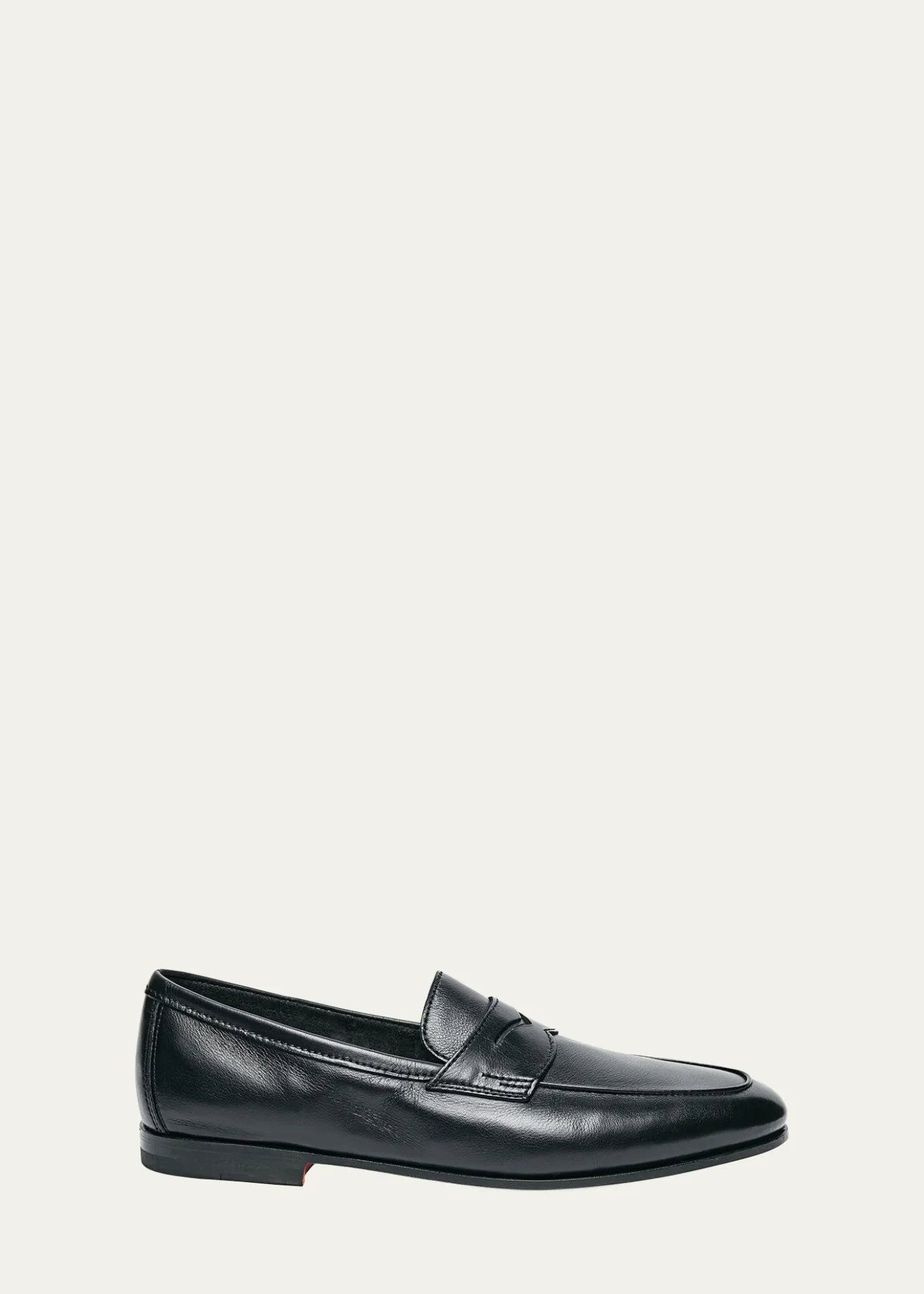 SantoniMen's Carlo Soft Leather Reverse Goodyear Penny Loafers