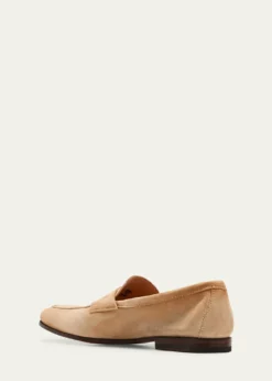 SantoniMen's Carlos Suede Penny Loafers