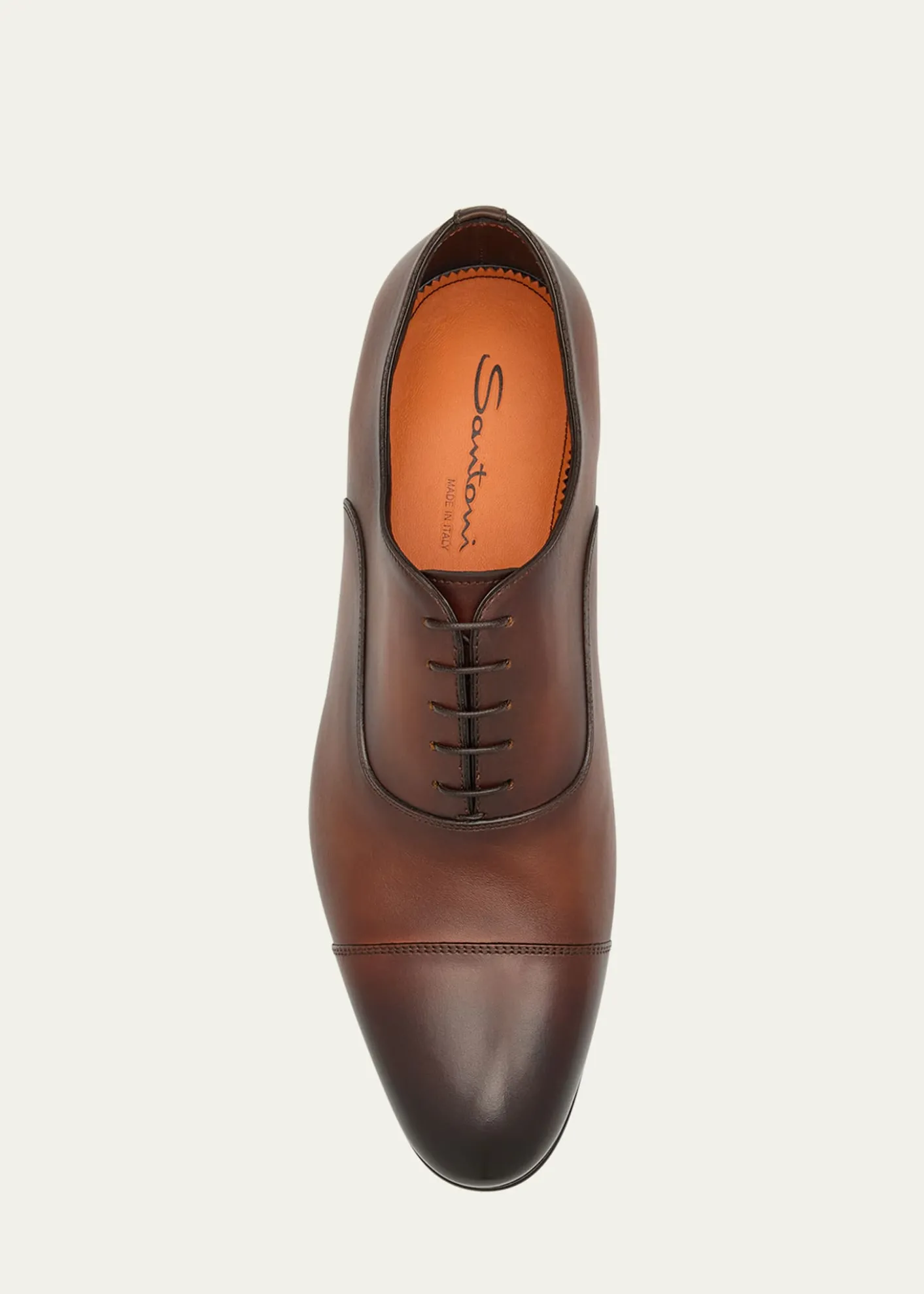 SantoniMen's Darian Calfskin Leather Oxfords