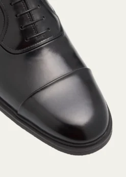 SantoniMen's Easy Leather Cap-Toe Oxfords
