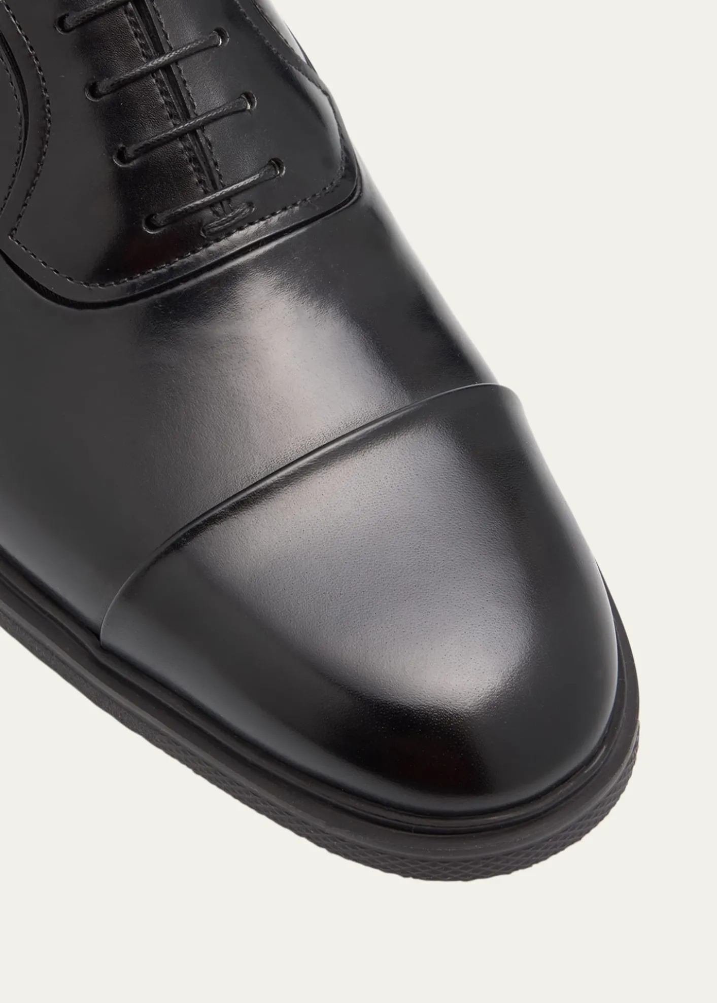 SantoniMen's Easy Leather Cap-Toe Oxfords