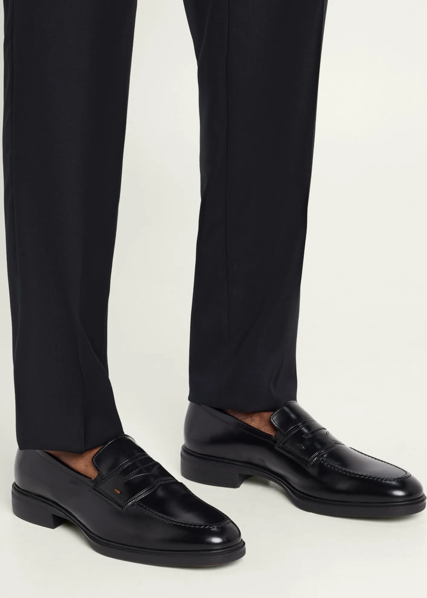 SantoniMen's Easy Leather Penny Loafers