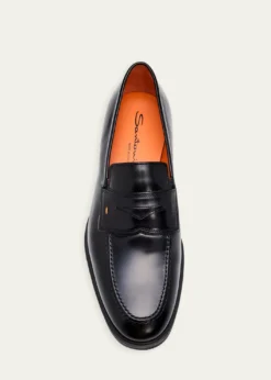 SantoniMen's Easy Leather Penny Loafers