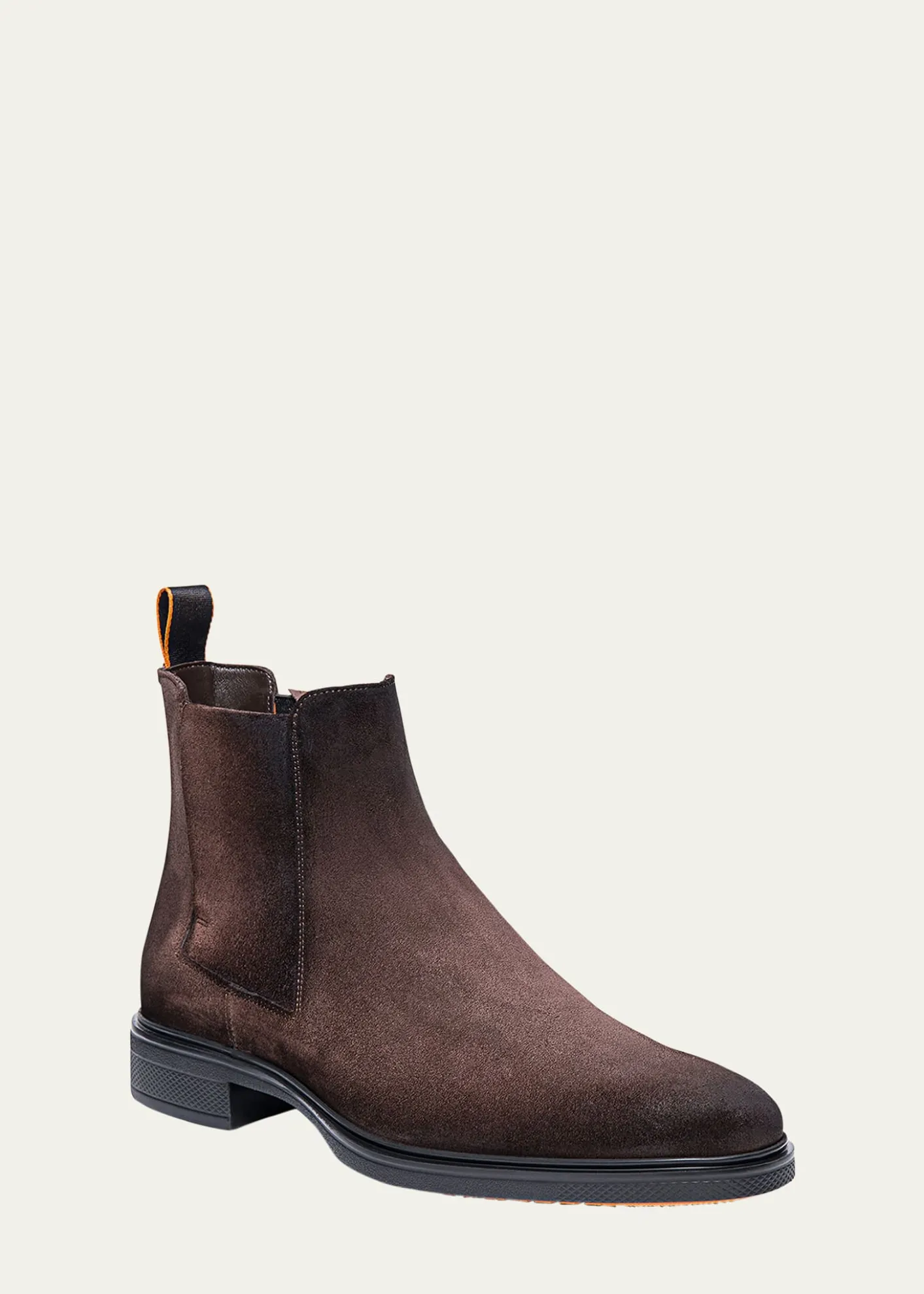 SantoniMen's Easy Suede Chelsea Boots
