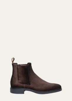 SantoniMen's Easy Suede Chelsea Boots