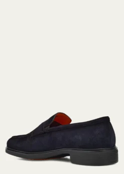 SantoniMen's Easy Suede Penny Loafers