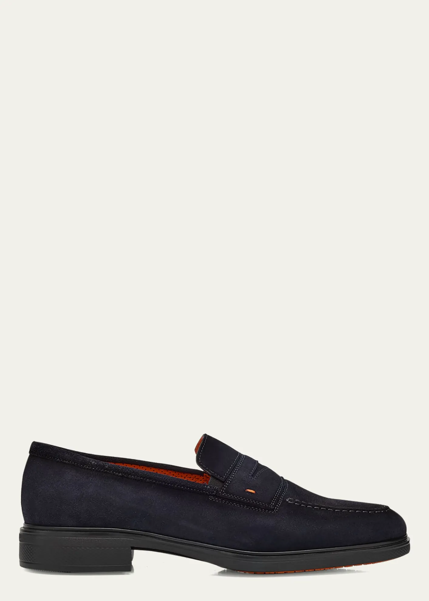 SantoniMen's Easy Suede Penny Loafers