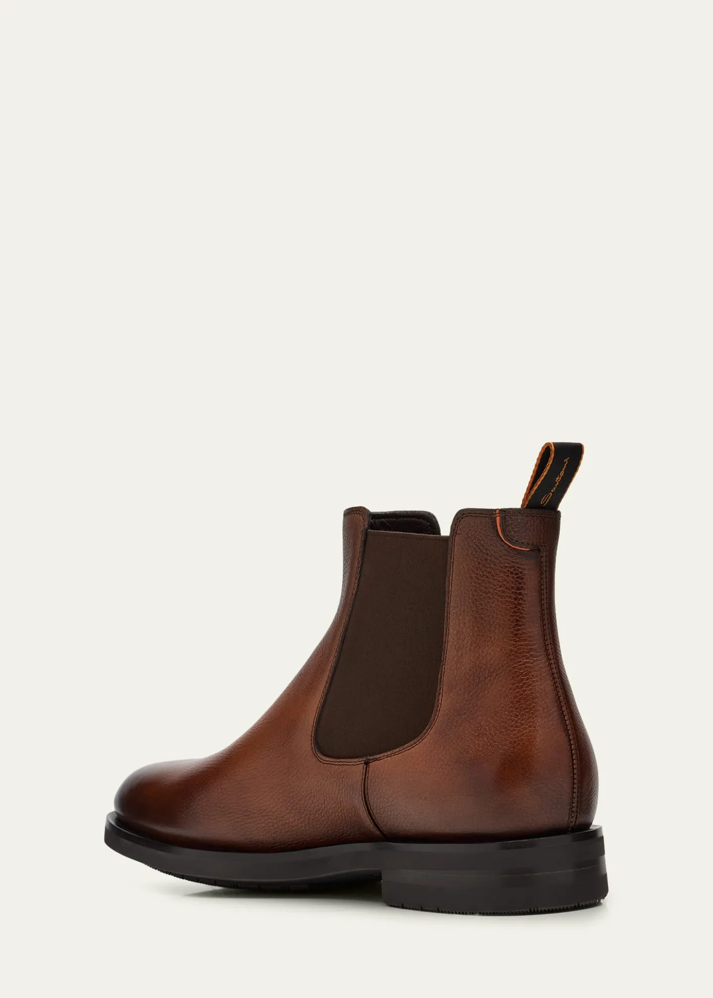 SantoniMen's Enver Casual Leather Chelsea Boots