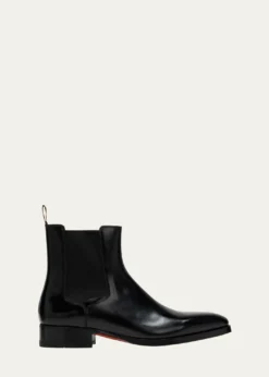 SantoniMen's Eugene Leather Chelsea Boots