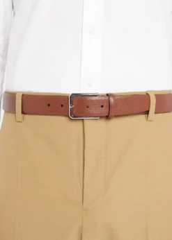 SantoniMen's Grained Leather Belt