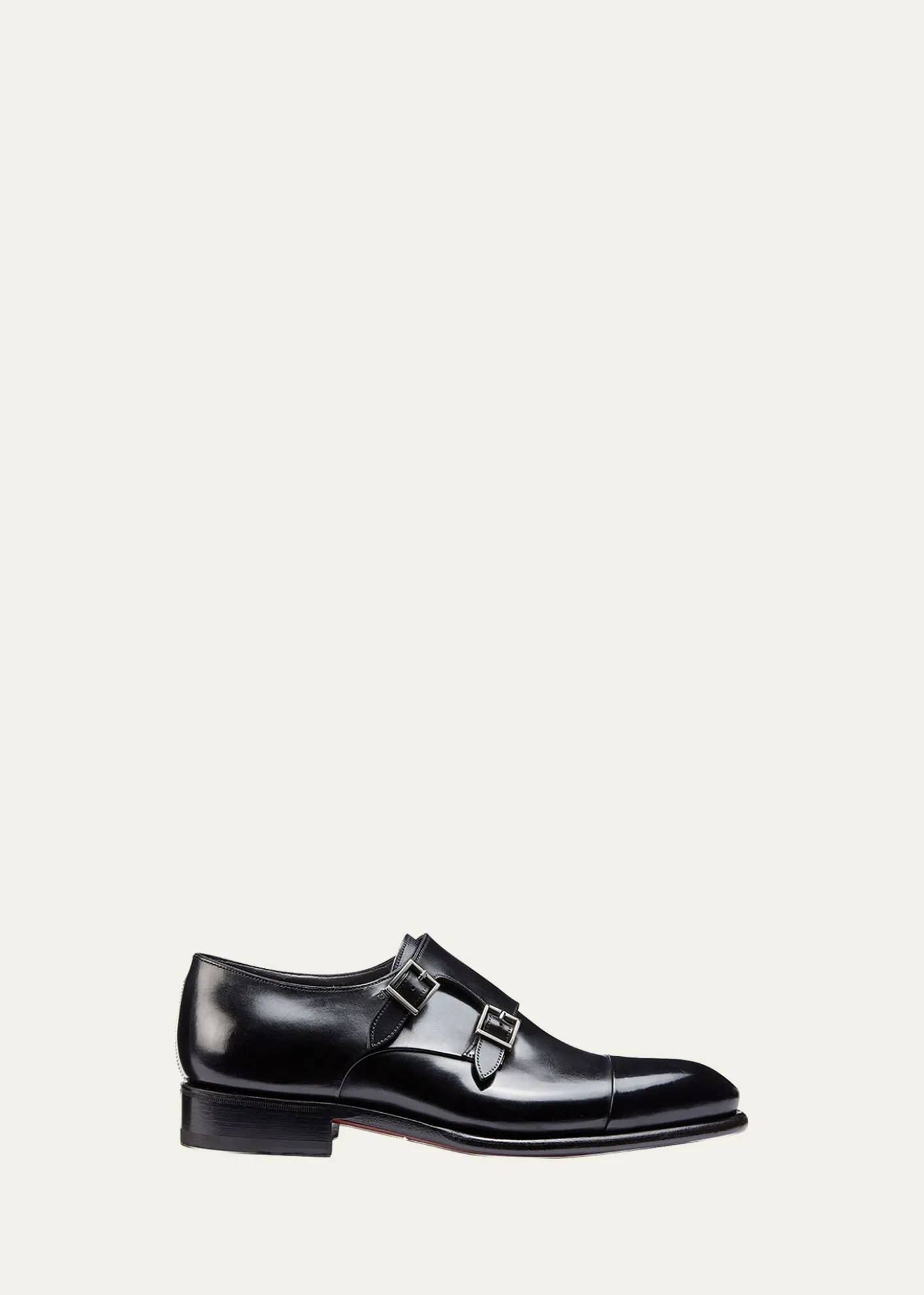 SantoniMen's Ira Double-Monk Leather Shoes