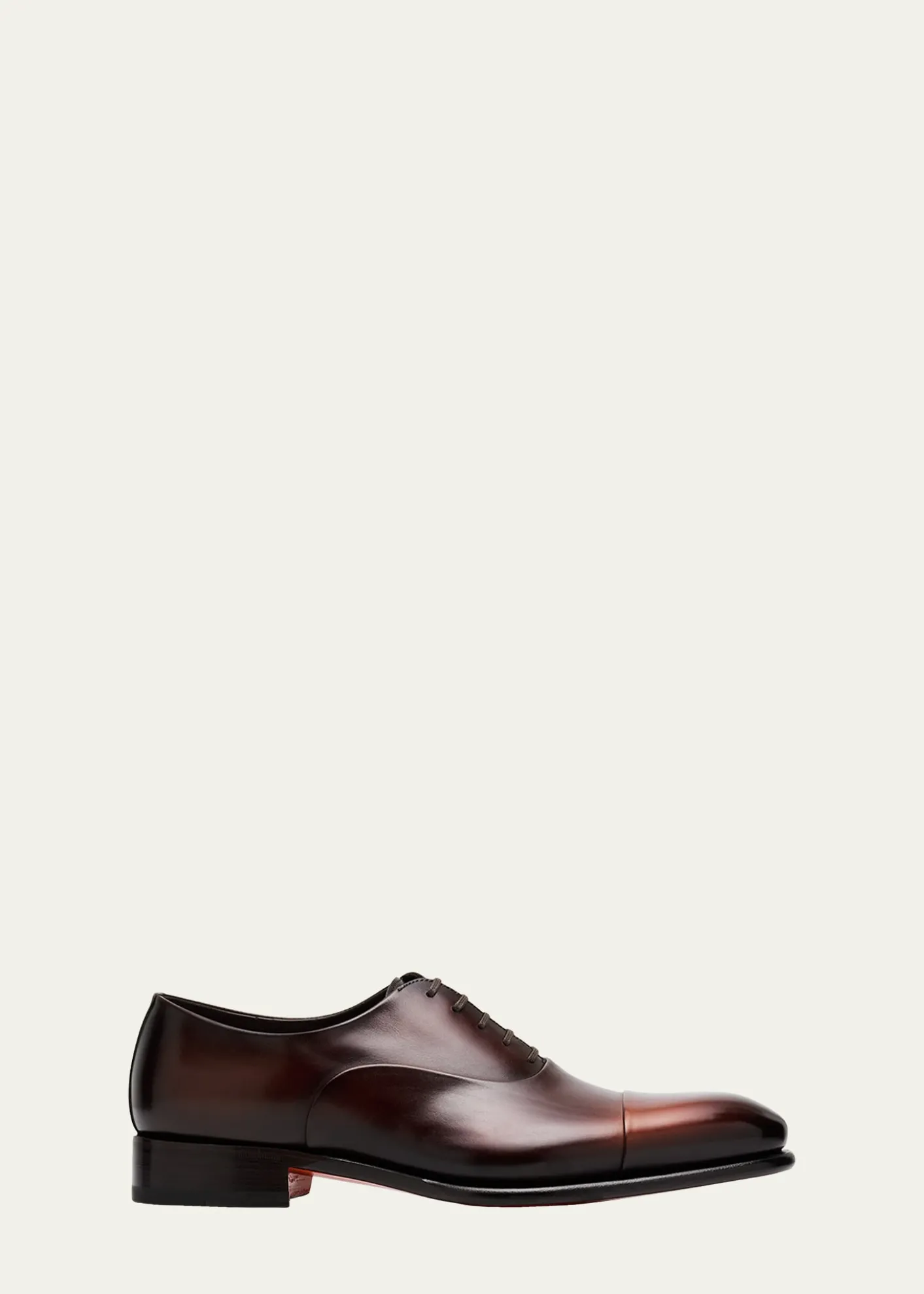 SantoniMen's Isaac Cap-Toe Leather Oxford Shoes