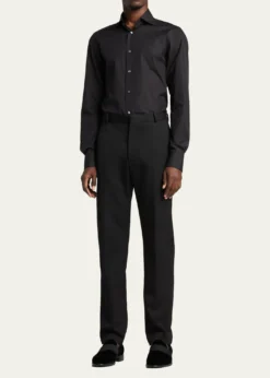SantoniMen's Isomer Grosgrain Velvet Formal Loafers