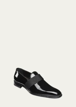 SantoniMen's Isomer Patent Slip-On
