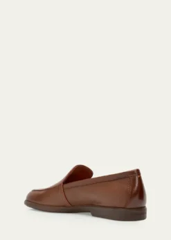 SantoniMen's Malibu Grained Leather Rubber-Sole Loafers