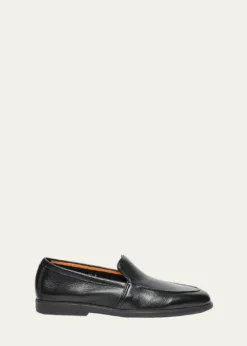 SantoniMen's Malibu Soft Grained Leather Loafers