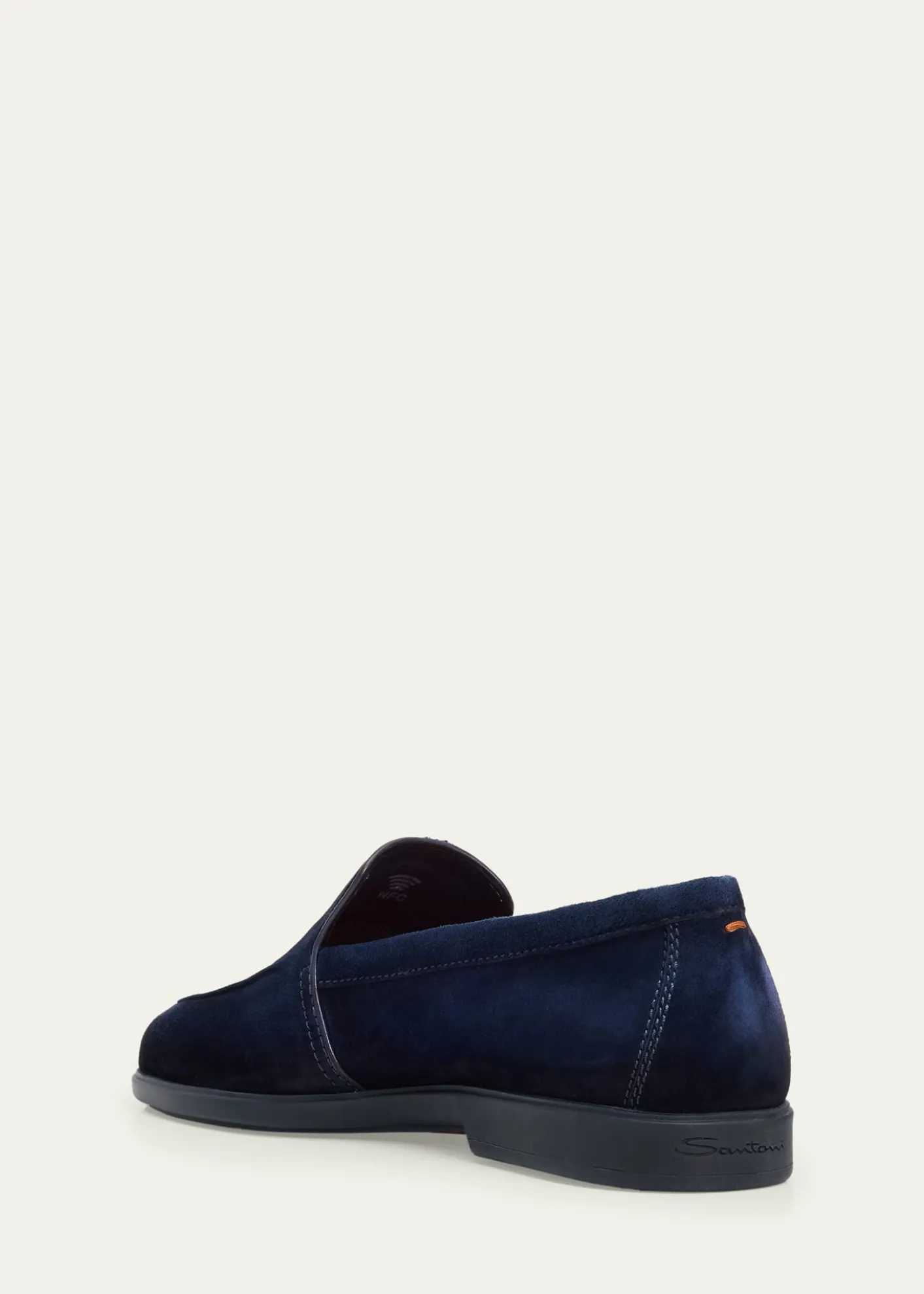 SantoniMen's Malibu Suede Slip-On Sport Loafers