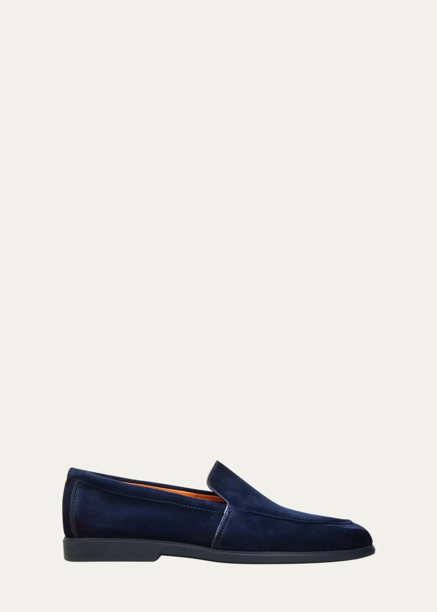 SantoniMen's Malibu Suede Slip-On Sport Loafers