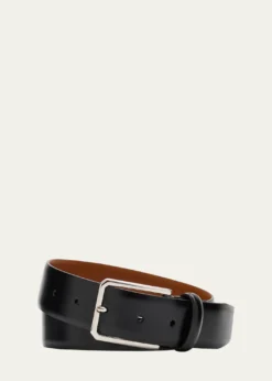 SantoniMen's Smooth Calfskin Belt
