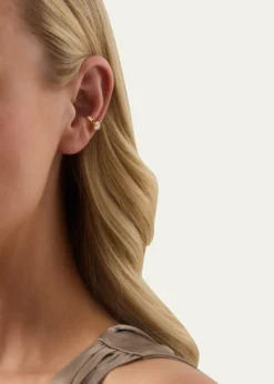 Sara WeinstockHoney Comb 18K Gold & Diamond Ear Cuff