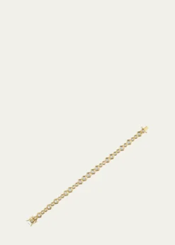 Sara WeinstockHoney Comb 18K Gold & Diamond Full Bracelet