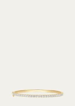 Sara Weinstock18K Yellow Gold Single Row Diamond Bangle Bracelet