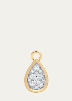 Sara Weinstock18K Gold & Diamond Pear Charm