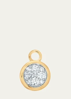 Sara Weinstock18K Gold & Diamond Round Charm