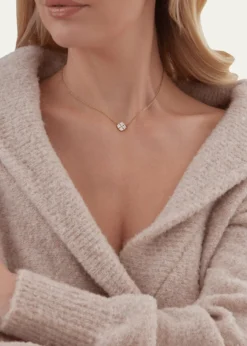 Sara Weinstock18K Yellow Gold Flora Diamond Pendant Necklace
