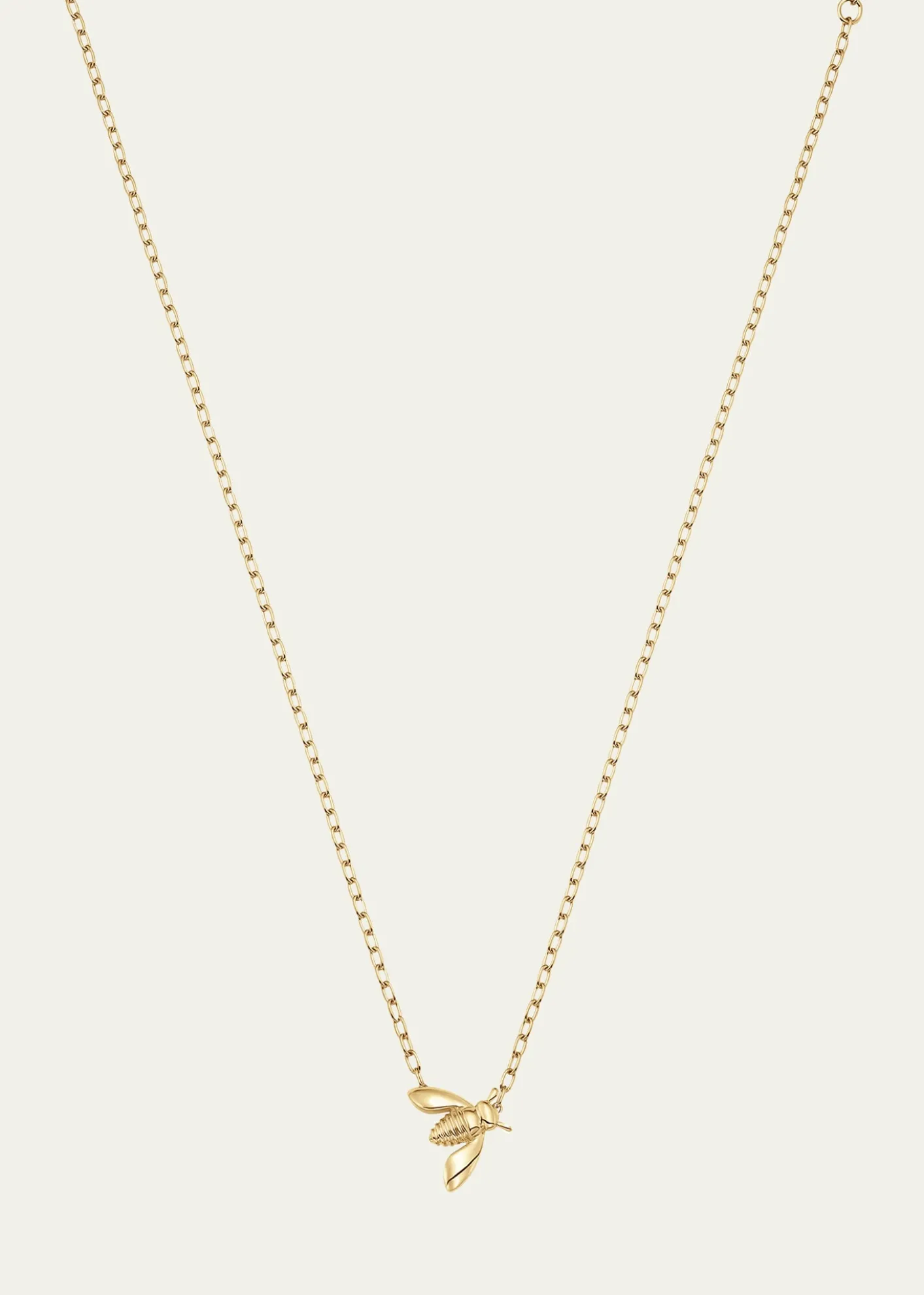 Sara Weinstock18K Yellow Gold Queen Bee Extra Petite Pendant Necklace, 16"L