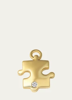 Sara WeinstockPapua 18K Gold & Diamond Puzzle Charm