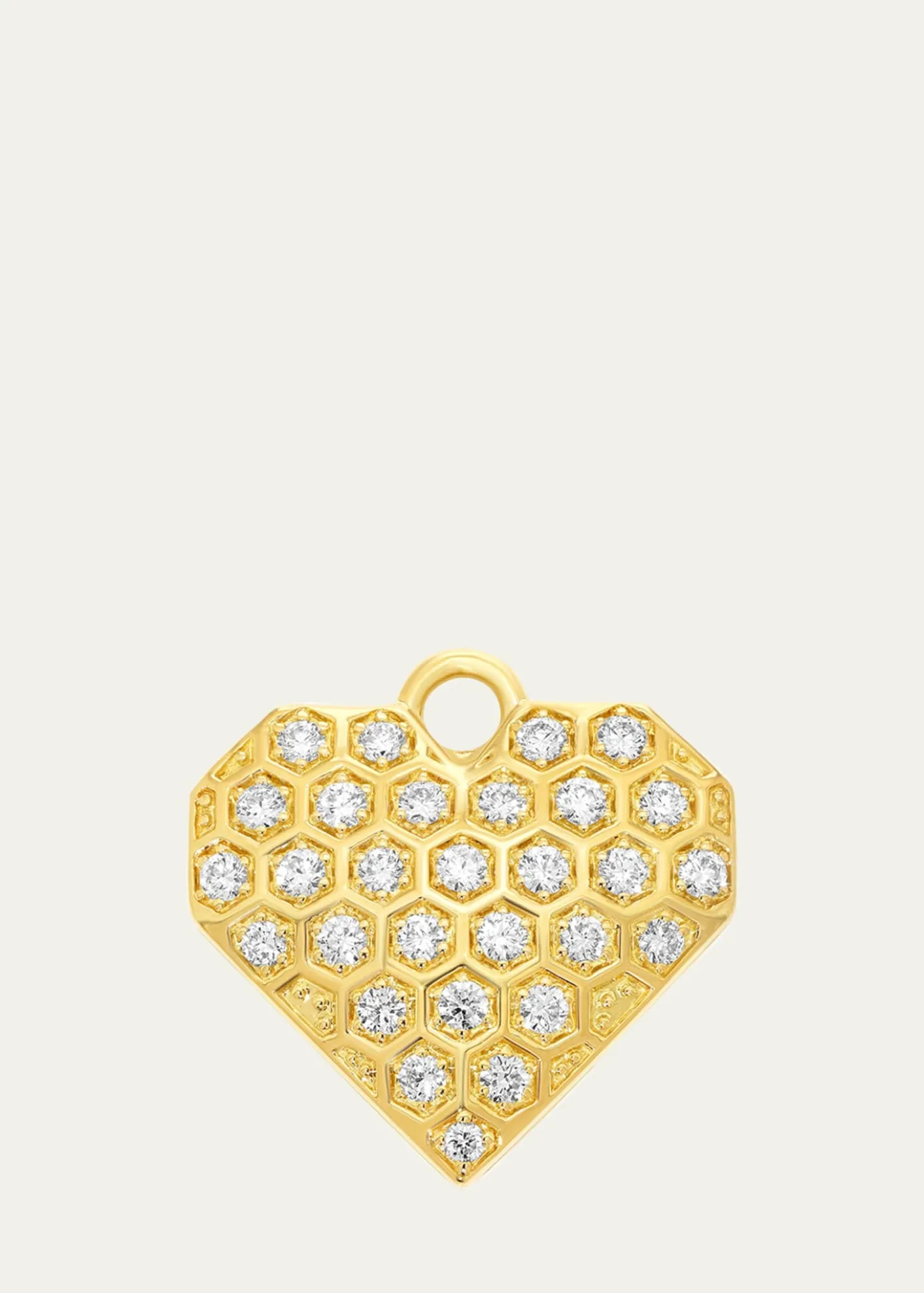 Sara WeinstockSW 18K Gold & Diamond Heart Charm