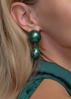 Saule LabelCalista Earrings in Temple Jade