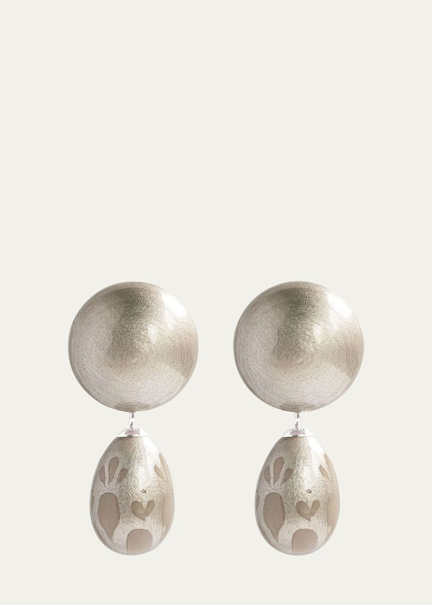 Saule LabelCalista Earrings in Platinum Glow