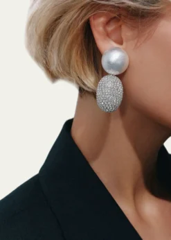 Saule LabelSelena Clip-On Earrings in Lunar Glow